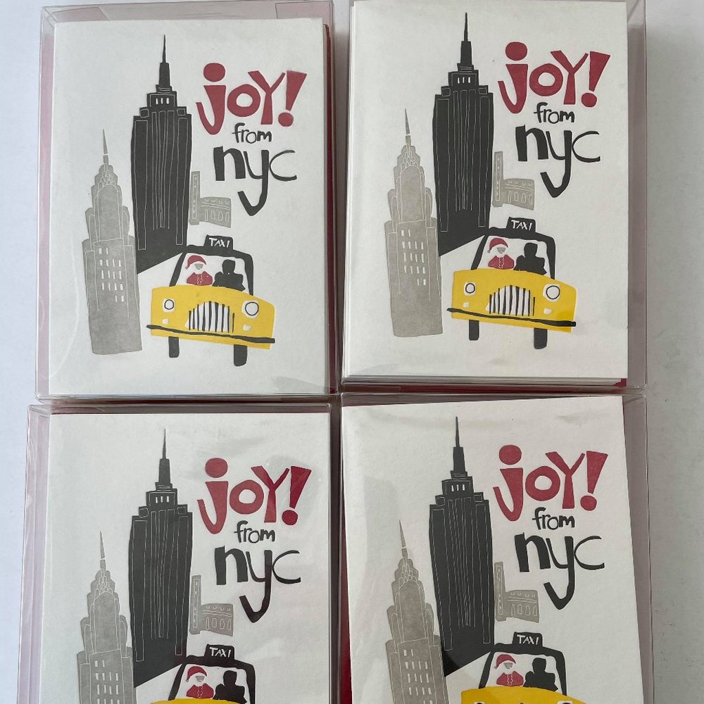 4 Boxes of Christmas Cards- NYC Themed